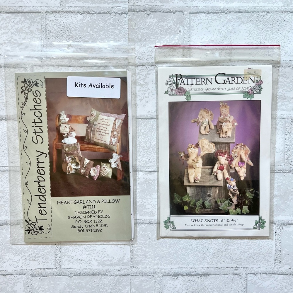 Tenderberry Stitches & What Knots Sewing Pattern Bundle Stuffed Animals & Decor